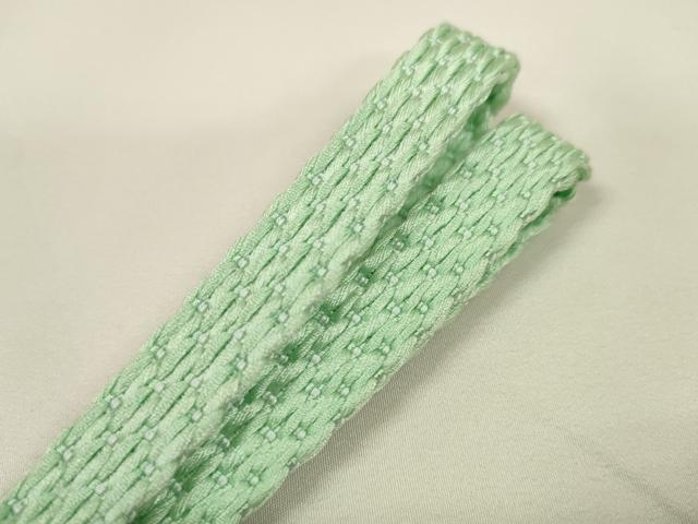 平和屋着物●和装小物　帯締め・帯揚げセット　吉祥花文　金彩　逸品　未使用　DABA7681zzz