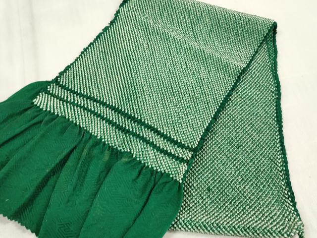 平和屋着物●和装小物　帯締め・帯揚げセット　振袖用　総絞り　金糸　逸品　DABA7689zzz