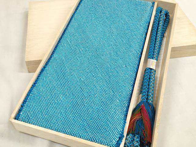 平和屋着物●和装小物　帯締め・帯揚げセット　振袖用　総絞り　組紐　金糸　逸品　未使用　DABA7690zzz