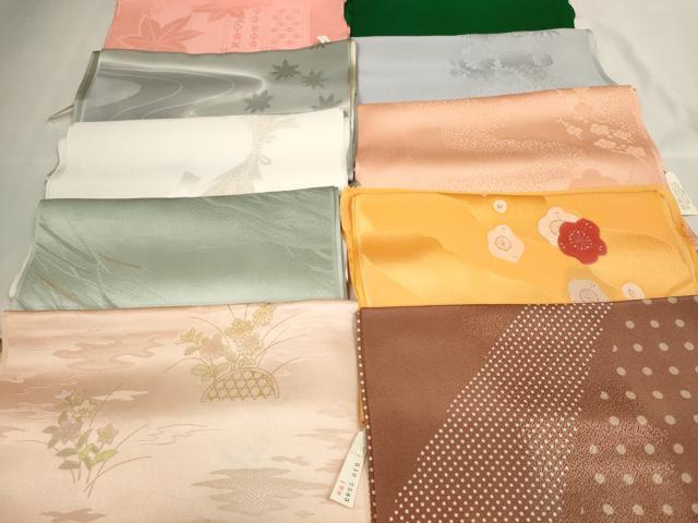 平和屋着物★和装小物　帯揚げ10枚セット　正絹　逸品　未使用　DABA7702zzz