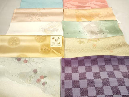 平和屋着物★和装小物　帯揚げ10枚セット　正絹　逸品　未使用　DABA7703zzz