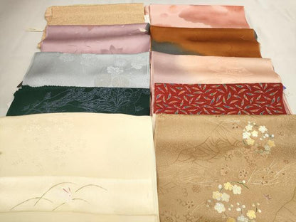 平和屋着物★和装小物　帯揚げ10枚セット　正絹　逸品　未使用　DABA7704zzz