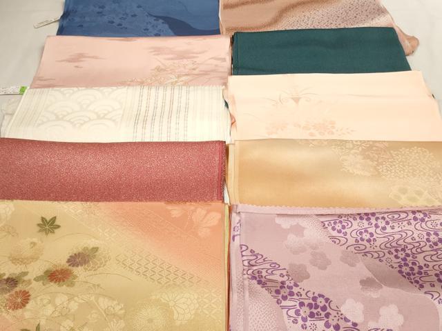平和屋着物★和装小物　帯揚げ10枚セット　正絹　逸品　未使用　DABA7710zzz