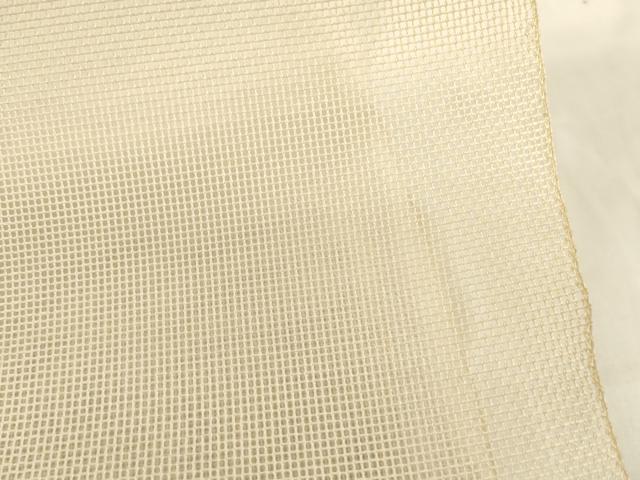 平和屋着物＊夏物 名古屋帯 帯反物 色無地 紗 榛色 逸品 未使用 DABA7721zzz