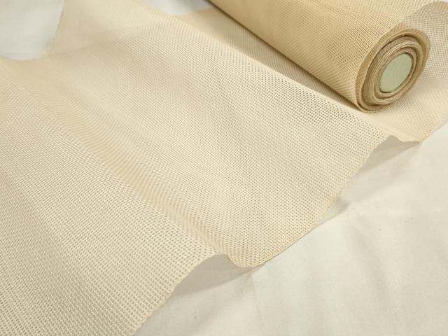 平和屋着物＊夏物 名古屋帯 帯反物 色無地 紗 榛色 逸品 未使用 DABA7721zzz