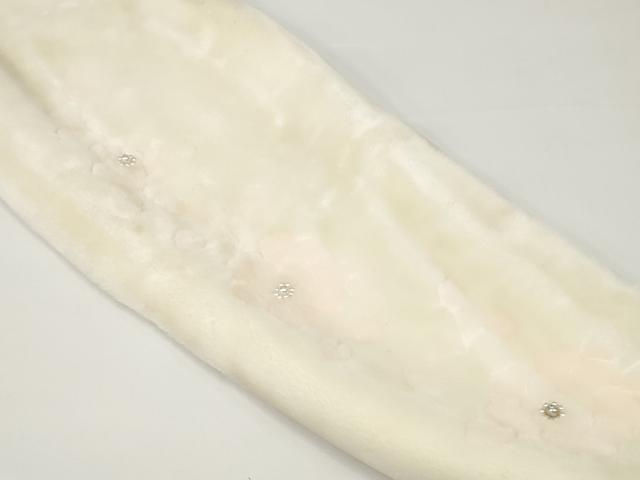 平和屋着物▼和装小物　振袖用　ケープ　ショール　ストール　装飾付き　花　パール　箱付き　成人式　防寒　逸品　DABA7789zzz