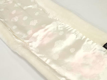 平和屋着物▼和装小物　振袖用　ケープ　ショール　ストール　装飾付き　花　パール　箱付き　成人式　防寒　逸品　DABA7789zzz