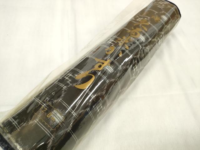 平和屋着物●久留米絣 反物 着尺 亀甲 岩瀬要作 証紙付き 綿 逸品 未使用 DABA7802zzz