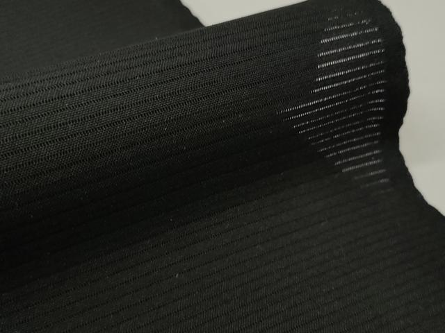 平和屋着物＊夏物 黒紋付 黒反物 着尺 絽 福寿黒 逸品 未使用 DABA7822zzz