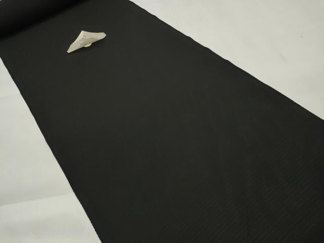 平和屋着物＊夏物 黒紋付 黒反物 着尺 絽 大禮黒 逸品 未使用 DABA7863zzz