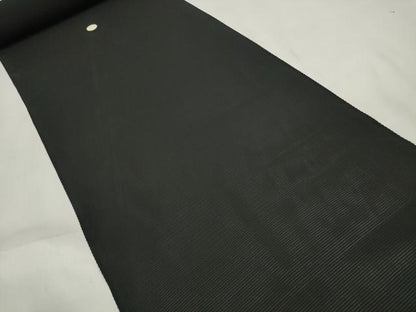 平和屋着物＊夏物 黒紋付 黒反物 着尺 絽 藍下黒染 旭光黒 逸品 未使用 DABA7864zzz