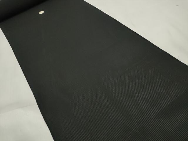 平和屋着物＊夏物 黒紋付 黒反物 着尺 絽 藍下黒染 旭光黒 逸品 未使用 DABA7864zzz