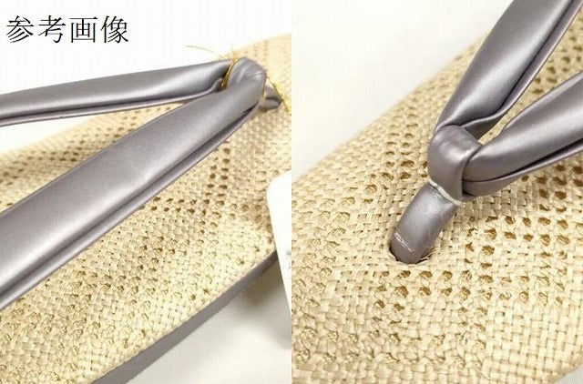 平和屋着物＊夏物 和装小物 草履 シザール草履 23.5cm 逸品 未使用 DABA7921zzz