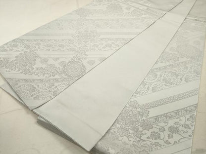 平和屋着物◎全通柄袋帯　道長古代裂華文之図　正絹　逸品　DABA8041xg