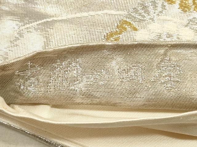 平和屋着物◎六通柄袋帯　古都の四季　錦引箔　正絹　逸品　DABA8053xg