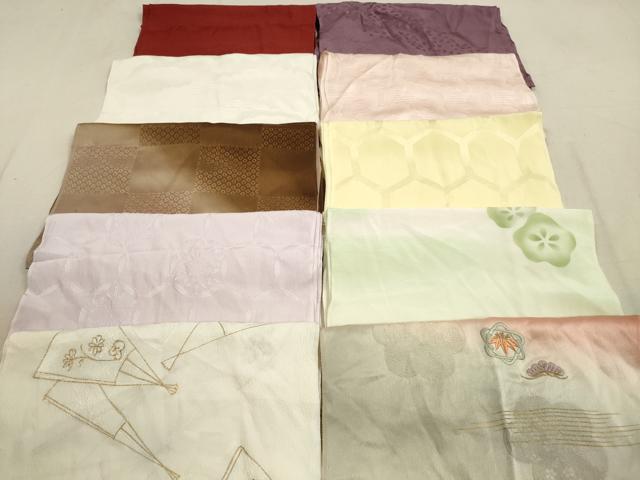 平和屋着物★和装小物　帯揚げ10枚セット　正絹　逸品　DABA8131xg