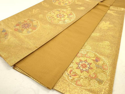 平和屋着物◎六通柄袋帯　天平の国宝　金糸　引箔　正絹　逸品　DABA8201xg