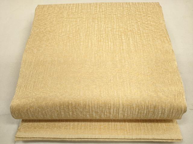 平和屋着物▽全通柄 本袋帯 スリーシーズン 春夏秋 櫛織 霞文 正絹 逸品 DABA8220xg