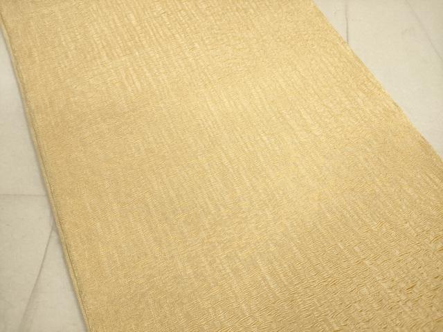 平和屋着物▽全通柄 本袋帯 スリーシーズン 春夏秋 櫛織 霞文 正絹 逸品 DABA8220xg