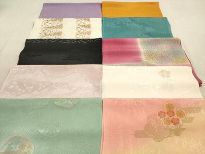 平和屋着物★和装小物　帯揚げ10枚セット　丹後ちりめん　正絹　逸品　DABA8297xg