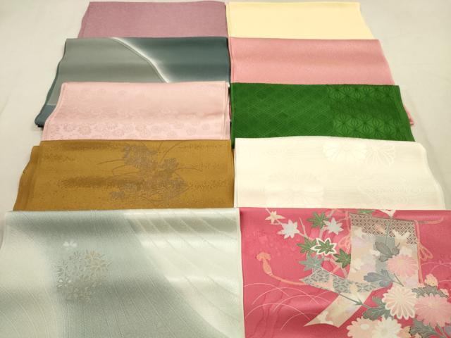 平和屋着物★和装小物　帯揚げ10枚セット　丹後ちりめん　正絹　逸品　DABA8299xg