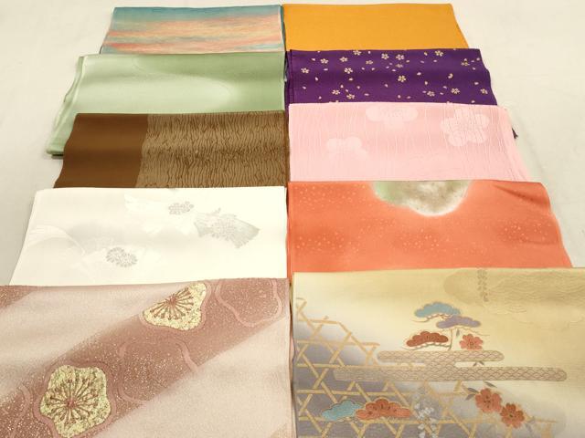平和屋着物★和装小物　帯揚げ10枚セット　丹後ちりめん　正絹　逸品　DABA8301xg