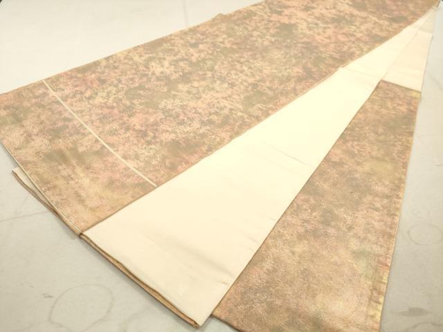 平和屋着物◎六通柄袋帯　霞文　正絹　逸品　DABA8313xg