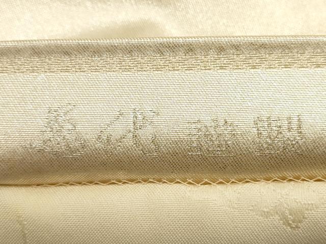 平和屋着物◎萬代謹製　太鼓柄袋帯　うるし箔　花喰い鳥　正絹　逸品　DABA8332xg