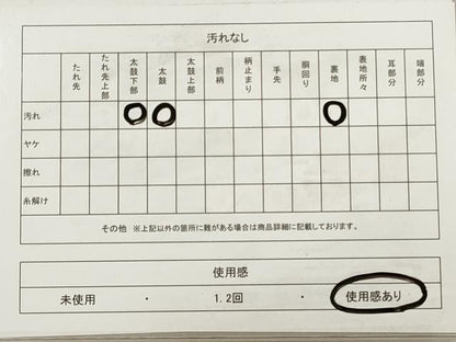平和屋着物◎六通柄袋帯　幾何学花文　正絹　逸品　DABA8409xg