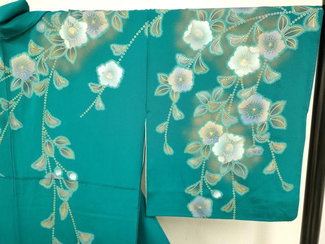 平和屋着物○訪問着 辻が花 暈し染め 金彩 正絹 逸品 DABA8576du