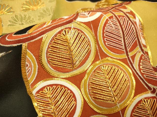 平和屋着物■豪華黒留袖　駒刺繍　仕覆吉祥文　金彩　正絹　逸品　DABA8796du