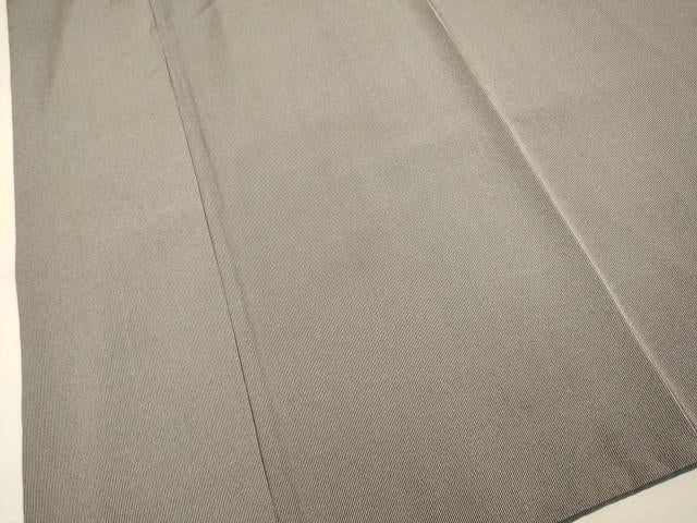 平和屋着物●江戸小紋 万筋 茶鼠色×蝋色 正絹 逸品 DABA8869du