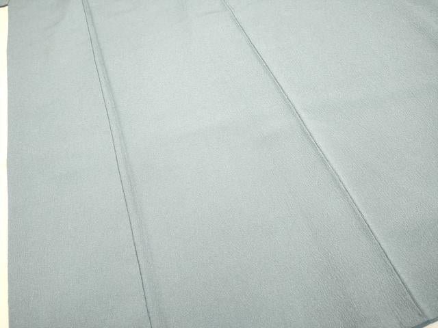 平和屋着物●洗える最高級着物　＜英＞はなぶさ謹製　色無地　濃い桔梗鼠色　DABA8873du