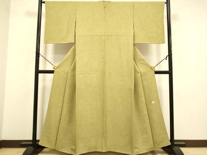 平和屋着物●絞り染師 清鈴 小紋 霞文 暈し染め 正絹 逸品 DABA8877du