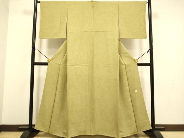 平和屋着物●絞り染師 清鈴 小紋 霞文 暈し染め 正絹 逸品 DABA8877du