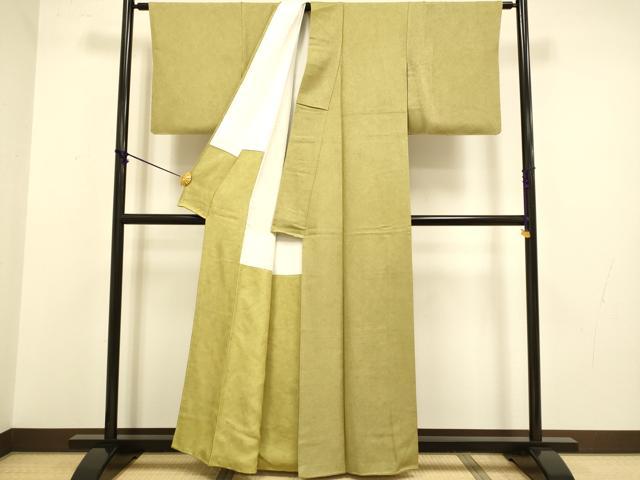 平和屋着物●絞り染師 清鈴 小紋 霞文 暈し染め 正絹 逸品 DABA8877du