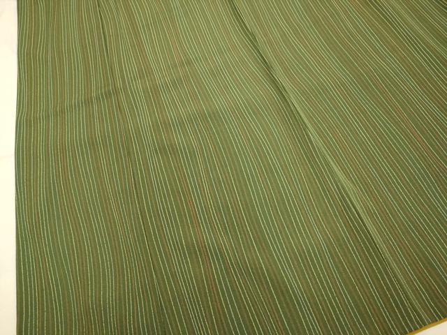 平和屋着物●洗える最高級着物 ＜英＞はなぶさ謹製 小紋 縞 DABA8889du