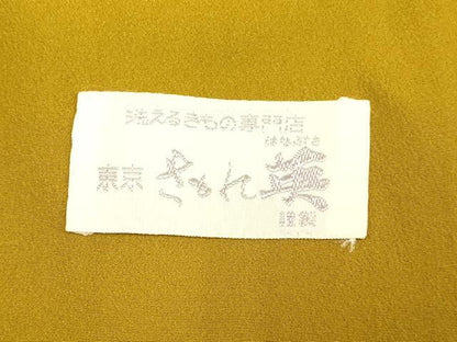平和屋着物●洗える最高級着物 ＜英＞はなぶさ謹製 小紋 縞 DABA8889du