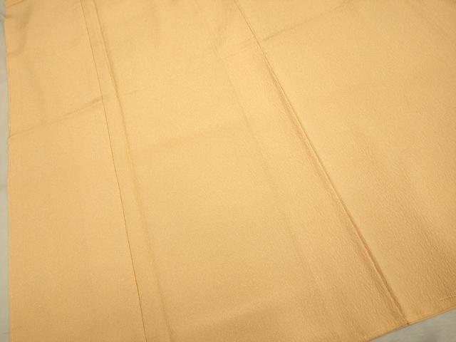 平和屋着物●洗える最高級着物 ＜英＞はなぶさ謹製 色無地 小麦色 DABA8890du