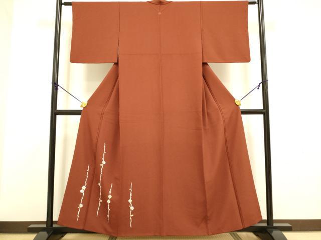 平和屋着物●洗える最高級着物 ＜英＞はなぶさ謹製 色留袖 総刺繍 枝梅文 DABA8893du