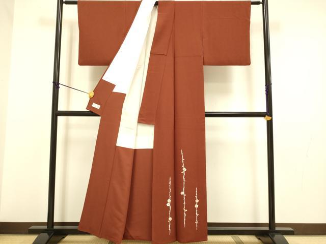 平和屋着物●洗える最高級着物 ＜英＞はなぶさ謹製 色留袖 総刺繍 枝梅文 DABA8893du
