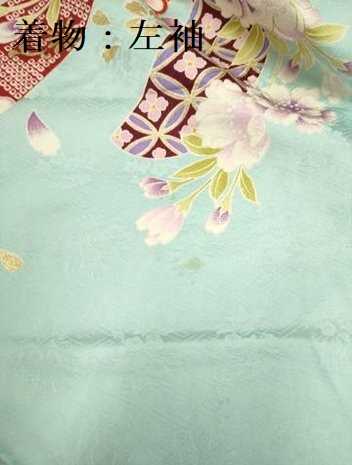 平和屋着物●豪華振袖・長襦袢セット 駒刺繍 束ね熨斗雪輪花文 金彩 半衿刺繍 正絹 逸品 DABA8898du