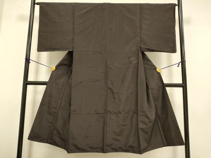 平和屋着物■男性 紬地 縞 正絹 逸品 DABA8916du