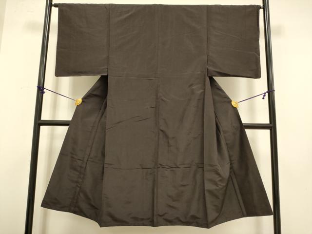 平和屋着物■男性 紬地 縞 正絹 逸品 DABA8916du