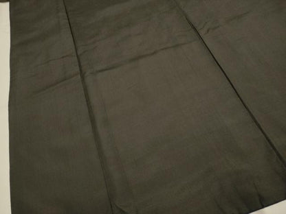 平和屋着物■男性 濃い赤墨色 正絹 逸品 DABA8918du