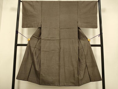 平和屋着物■男性 本場大島紬 横段文 正絹 逸品 DABA8924du