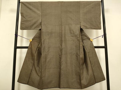 平和屋着物■男性 本場大島紬 80亀甲 総詰め 正絹 逸品 DABA8929du