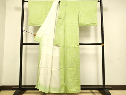 平和屋着物■上質な小紋 雲取文 暈し染め 正絹 逸品 DABA8944du