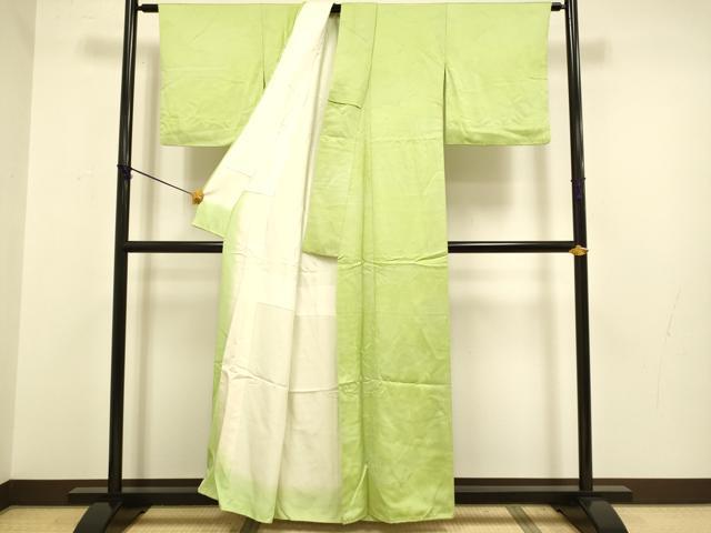 平和屋着物■上質な小紋 雲取文 暈し染め 正絹 逸品 DABA8944du
