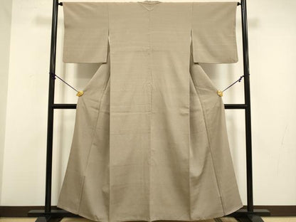 平和屋着物●本塩沢 蚊絣 正絹 逸品 DABA8954du